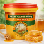 Pure Raw Natural Honey 22KG Bulk Pack | Unprocessed Multi Flora Honey for Hotels, Cafes & Wholesale Use