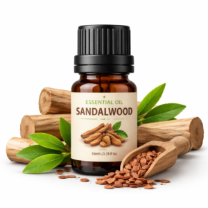 Premium Sandalwood Essential Oil – Pure & Natural Aromatherapy Oil